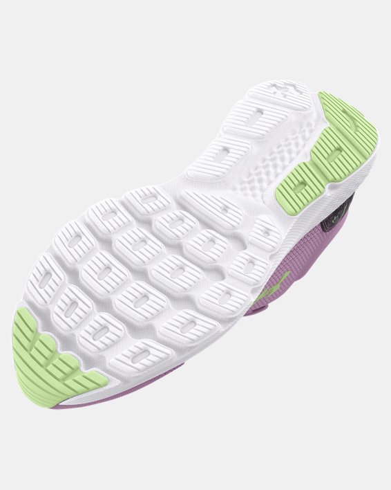 Girls' Grade School UA Charged Escape 4 Printed Running Shoes, Purple, pdpMainDesktop image number 4